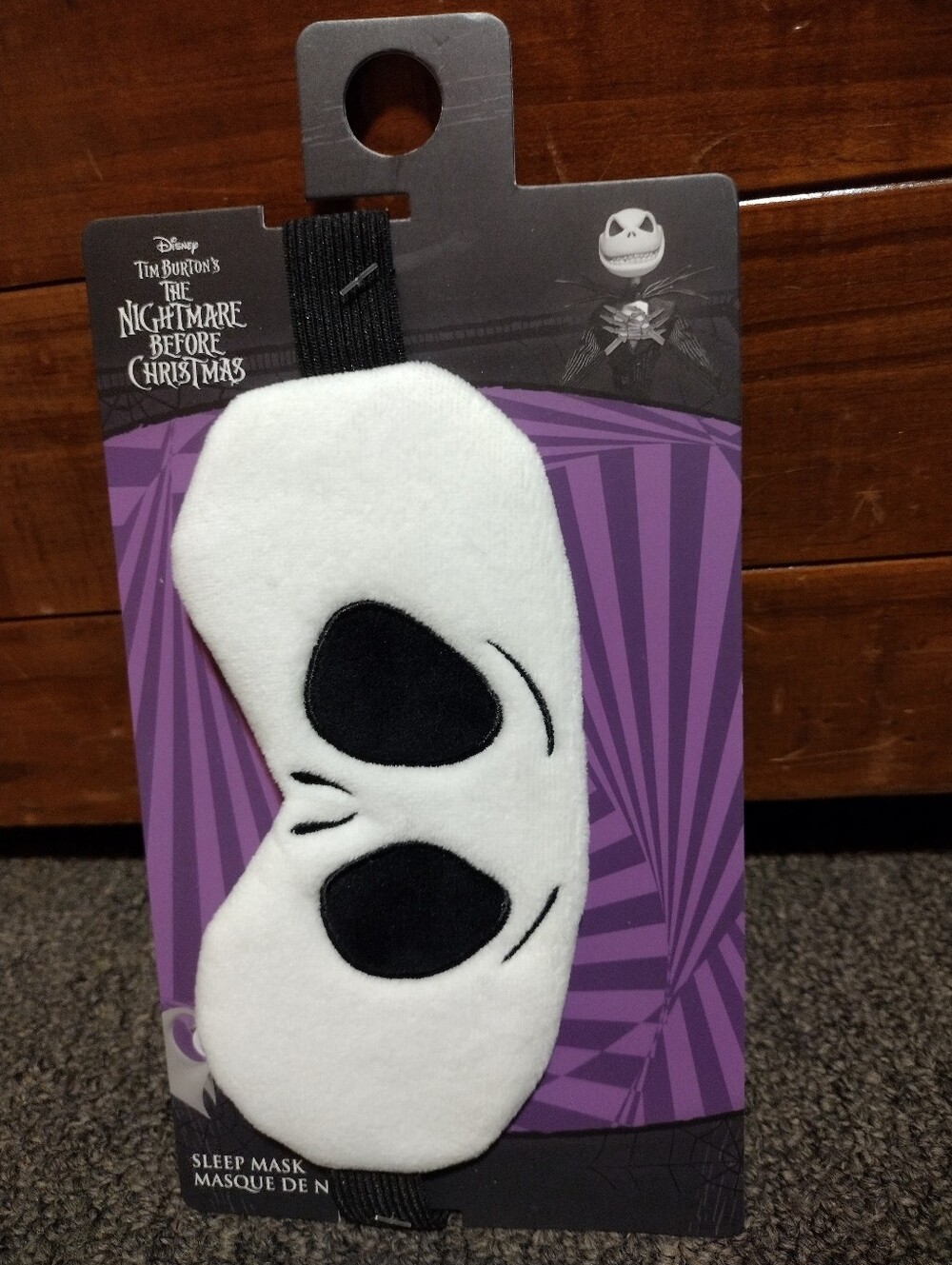 The Nightmare Before Christmas White Sleep Mask - Official Disney